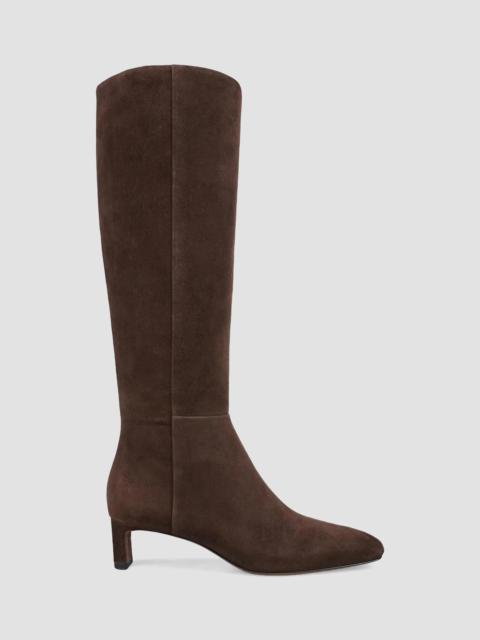 Vince Women's Lilith Suede Knee-High Boots - Cacao Brown