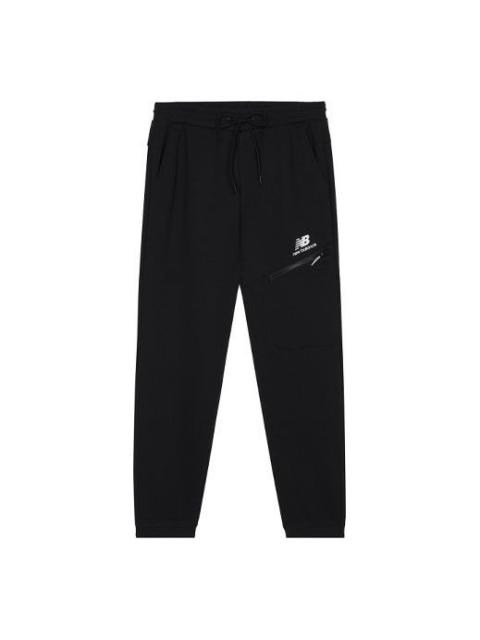 New Balance New Balance Logo Tech Fleece Pants 'Black' AMP13356-BK