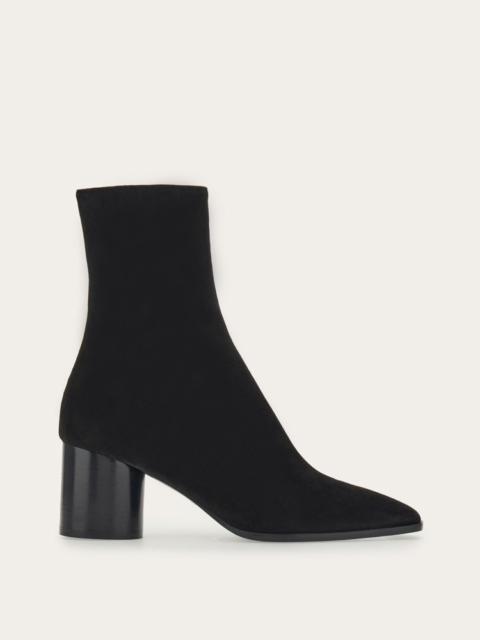 FERRAGAMO ANKLE BOOT WITH SQUARED TOE
