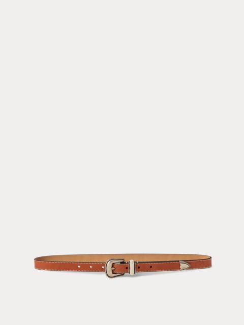 Polo Ralph Lauren Western Vachetta Leather Belt