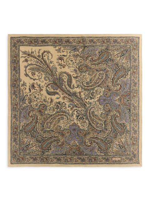 Ralph Lauren Women's Paisley Silk Scarf - Tan Multi