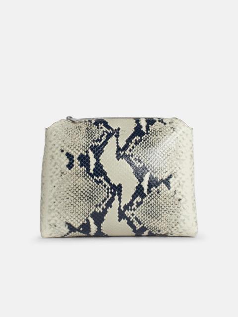 KHAITE 'LINA CROSSBODY' 'NATURAL PYTHON' LEATHER CROSSBODY BAG