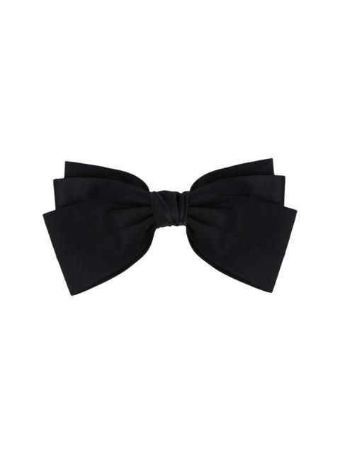 Sophie Buhai Black Classic Silk Bow Barrette