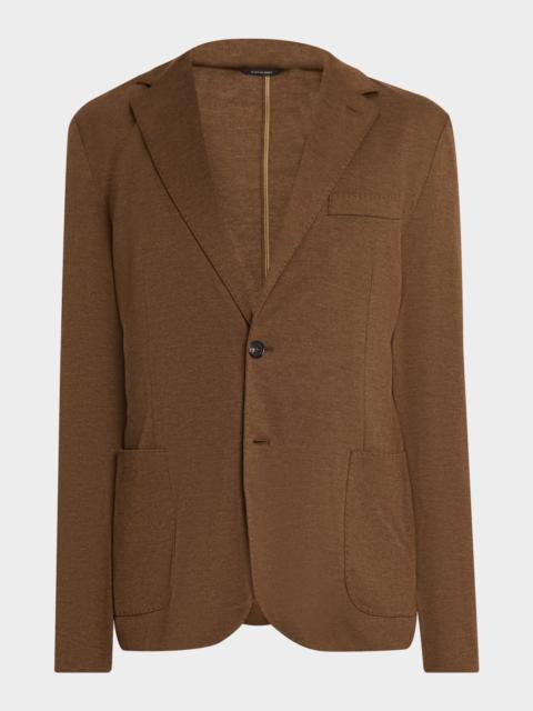 Loro Piana Men's Sunset Cashmere Silk Sports Jacket