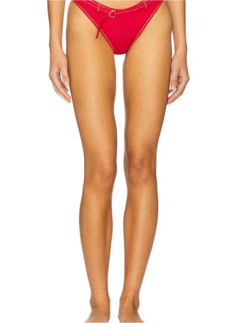 Frankies Bikinis Ranger Denim Bikini Bottom