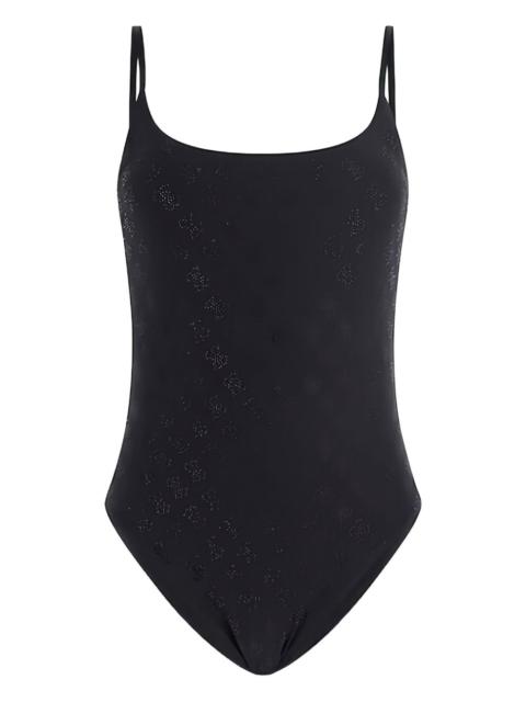 GUESS USA embellished scoop-neck swimsuit