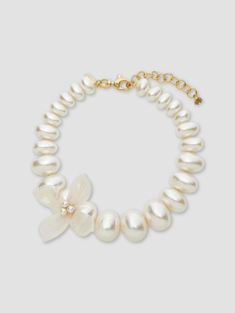 LELE SADOUGHI Women's Oleander 14K-Gold-Plated & Acetate Necklace - Mother Of Pearl