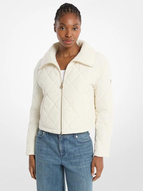 MICHAEL KORS Cropped Quilted Jacket