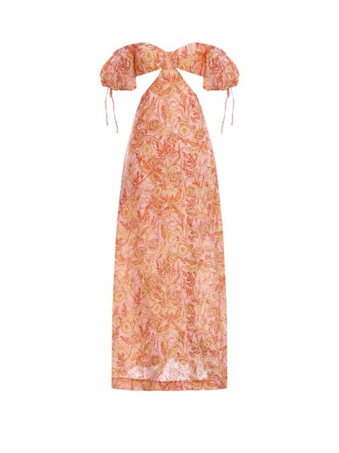 Agua by Agua Bendita Cielo Vuelo Atardecer Maxi Dress