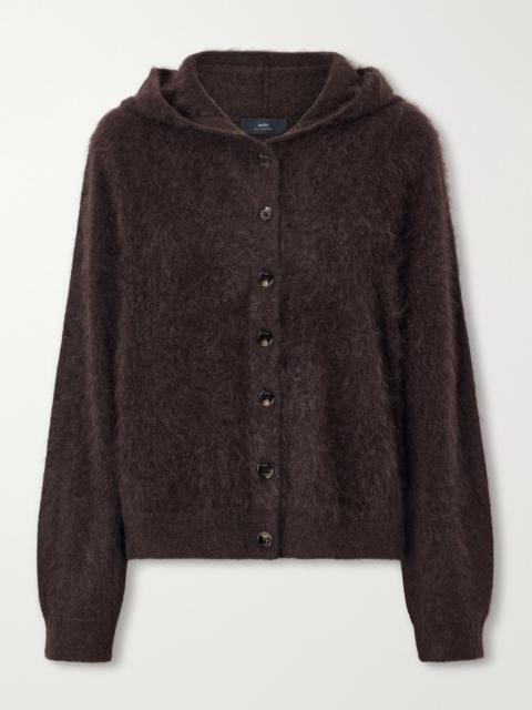 arch4 Evelyn hooded cashmere sweater Chocolate