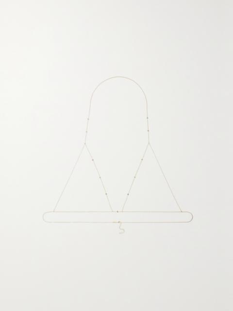 JACQUIE AICHE 14-karat Gold Diamond Body Chain