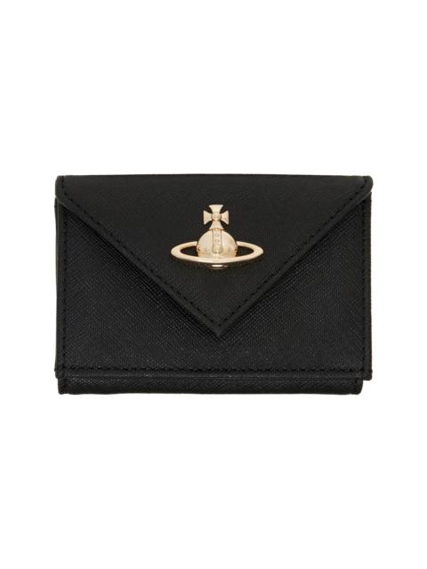 Vivienne Westwood Black Envelope Billfold Wallet