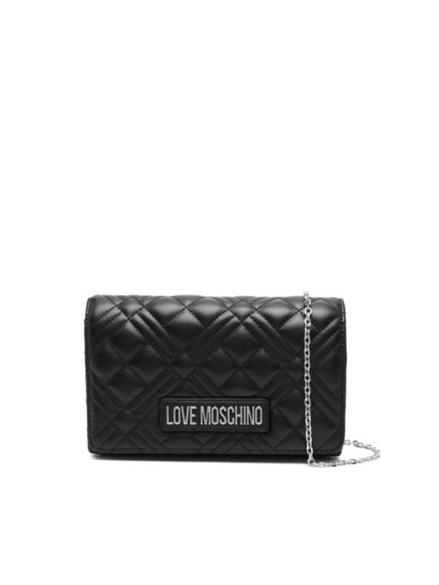 Moschino quilted faux-leather cross body bag