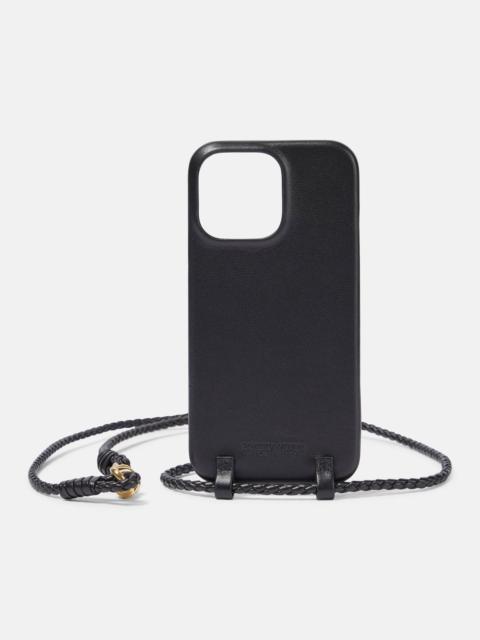 Bottega Veneta Leather iPhone 14 Pro Max case