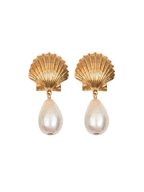 Magan pearl-detailing earrings