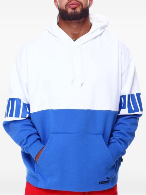 PUMA Power Colorblock kangaroo pocket hoodie