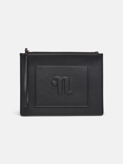 Nanushka THE CONCERTINA POUCH - Alt-nappa pouch - Black