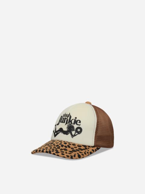 Hysteric Glamour Vinyl Junkie Mesh Cap Brown