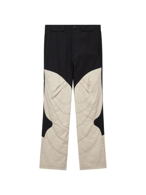 Kiko Kostadinov panelled design trousers