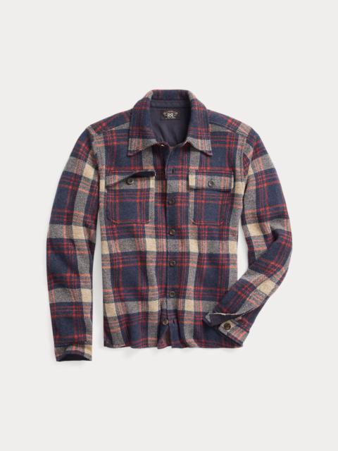 RRL by Ralph Lauren Plaid Wool-Blend Workshirt Sweater