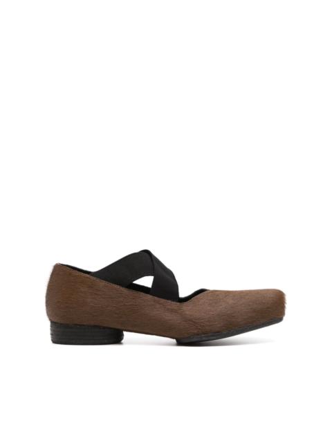 UMA WANG fur ballet flats