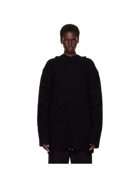 Rick Owens Black Tower Oversized Hoodie
