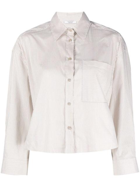 PESERICO long-sleeve stripe shirt