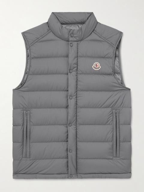 Moncler Barthe Logo-Appliquéd Quilted Nylon Down Gilet