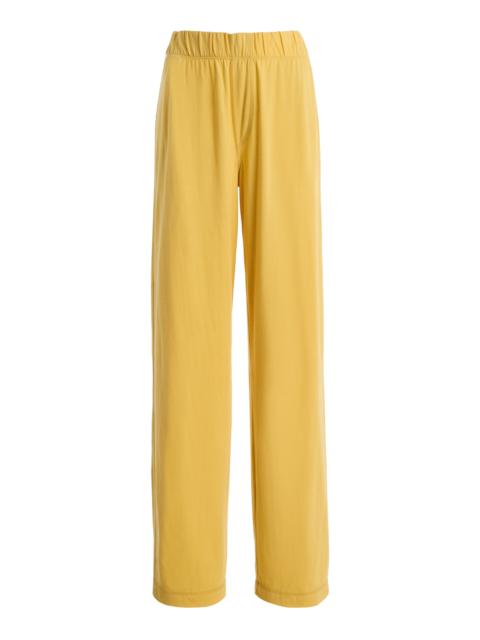 ÉTERNE Modal-Cotton Lounge Pants yellow