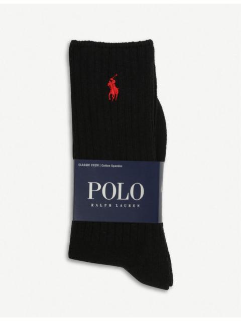Polo Ralph Lauren Ribbed cotton-blend socks
