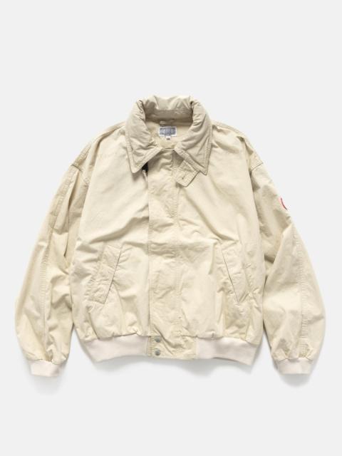 Cav Empt Washed Cotton Light Zip Jacket Beige