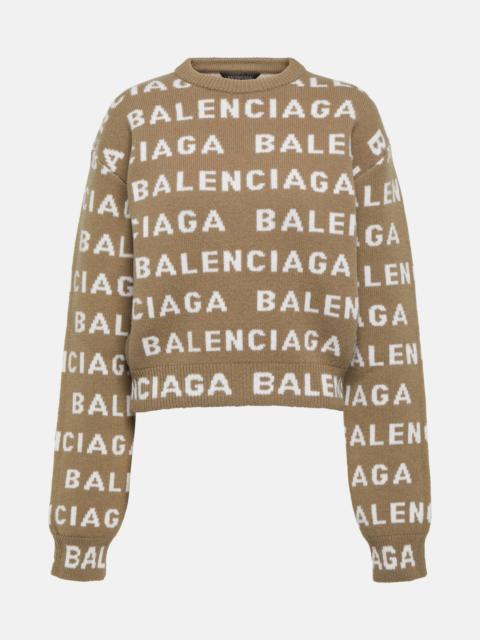 BALENCIAGA Logo wool sweater