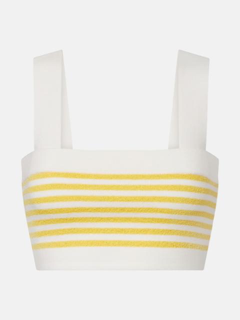 POSSE Ari striped crop top