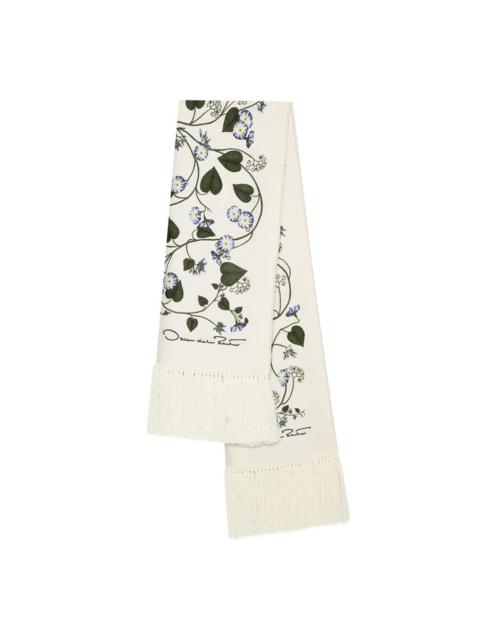 Oscar de la Renta MORNING GLORY SCARF