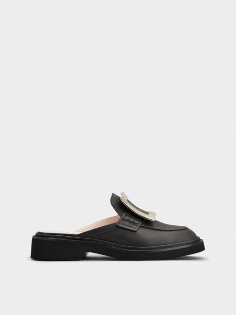 Roger Vivier Viv' Rangers Mules in leather