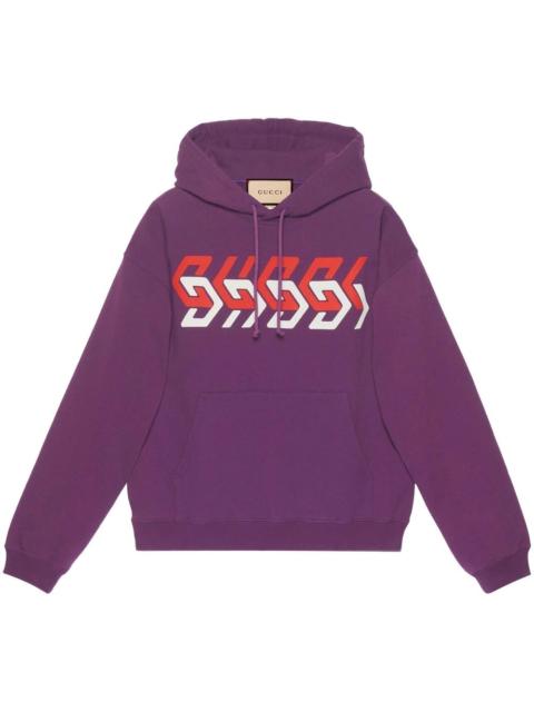 GUCCI logo-print hoodie
