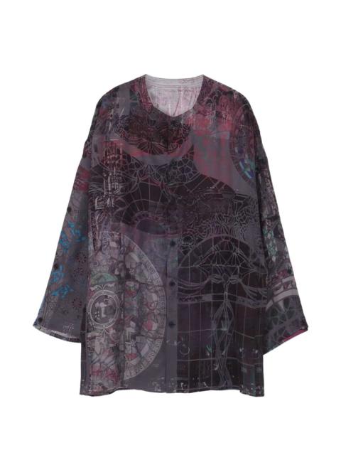 Yohji Yamamoto printed shirt