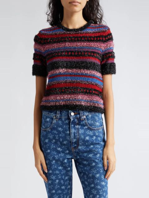 Molly Goddard Jordan Tinsel Knit Top