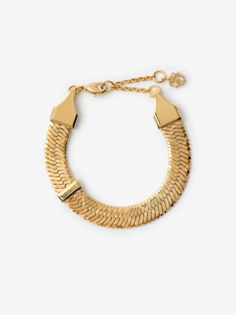 Burberry Engraved Check Bracelet