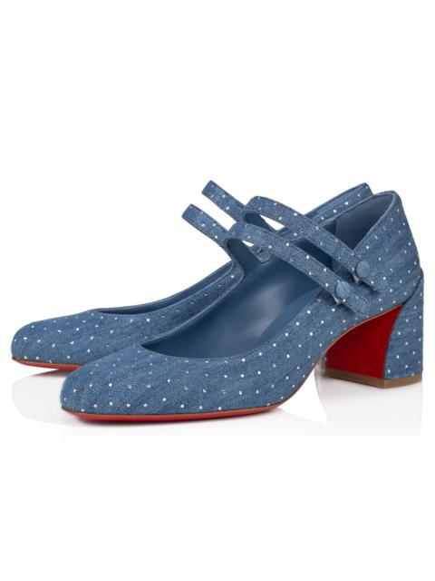 Christian Louboutin Miss Jane Plum Strass