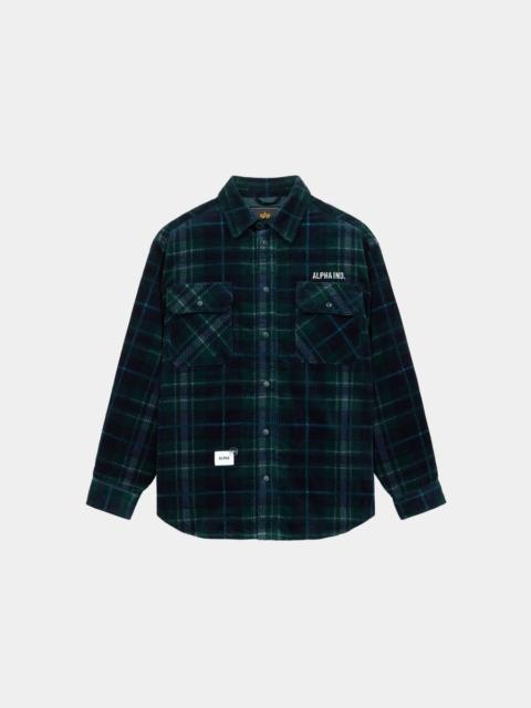 ALPHA INDUSTRIES UNFRM FLANNEL SHIRT