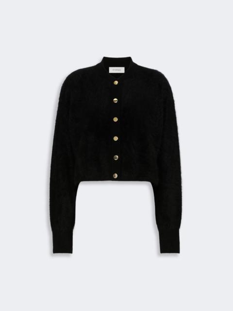 Sportmax GALLI Pure cashmere bomber jacket - BLACK