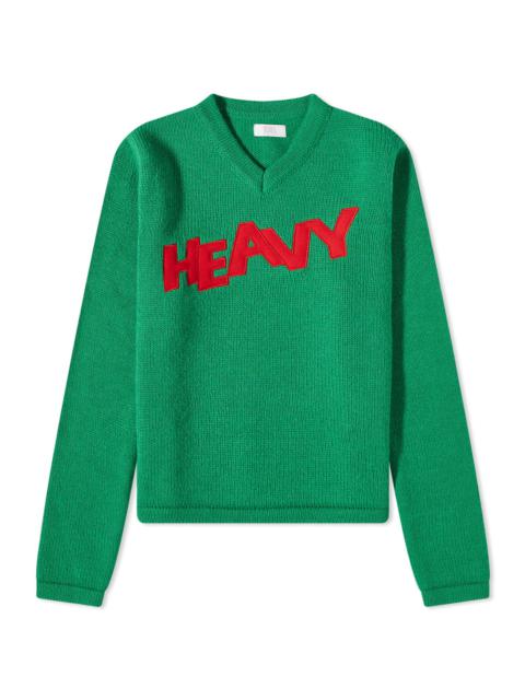 ERL ERL Heavy Logo Crew Knit