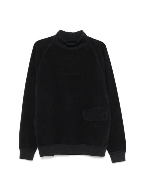 logo-embroidered sweatshirt