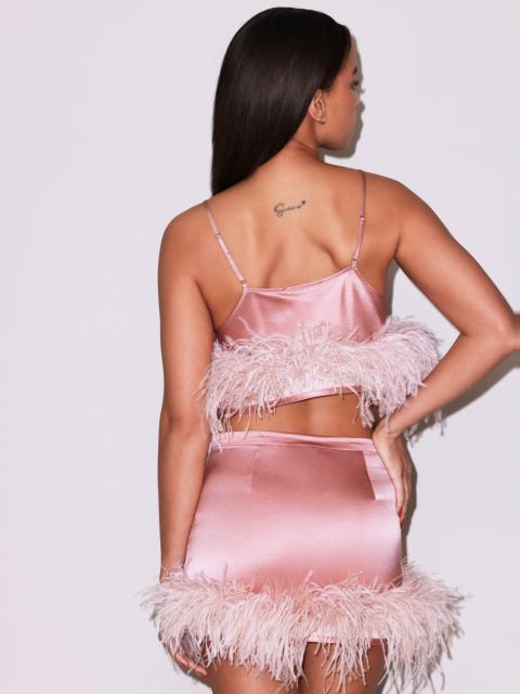 Feather Mini Skirt