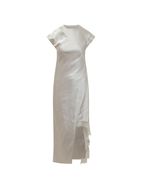 JW Anderson asymmetric layered maxi dress