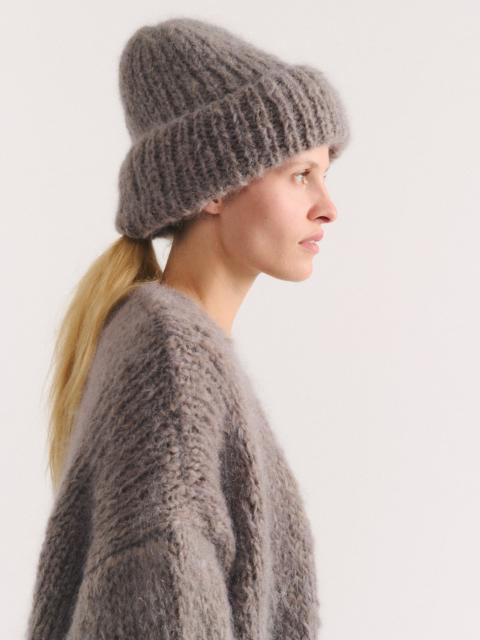 CASEY/CASEY BEANIE - MOHAIR - KHAKI