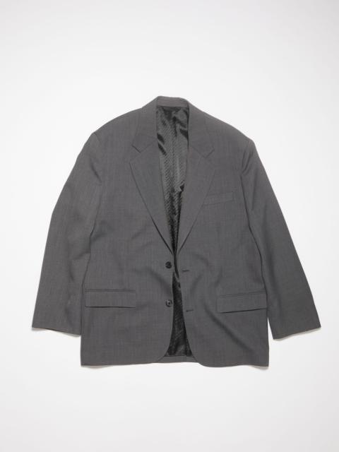Acne Studios Relaxed fit suit jacket - Dark grey melange