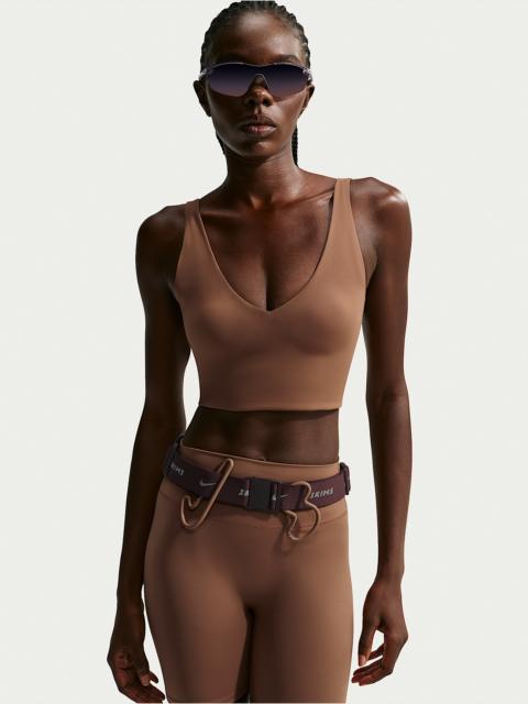 Nike NikeSKIMS Matte Women's V-Neck Long-Line Bra