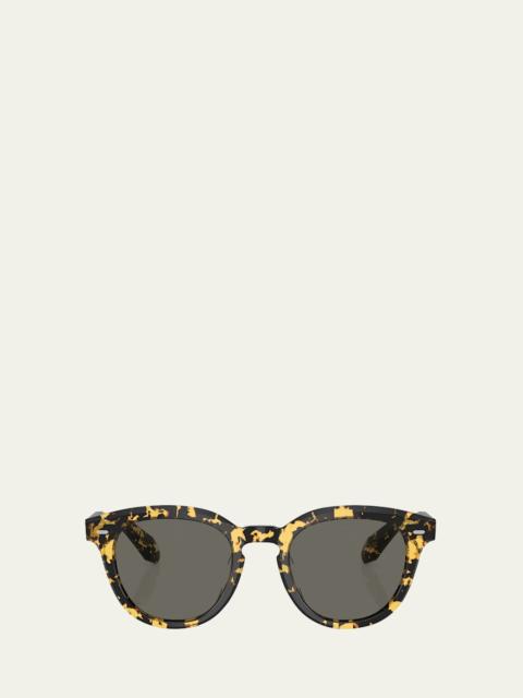 Oliver Peoples Men's N.05 Sun Acetate Square Sunglasses